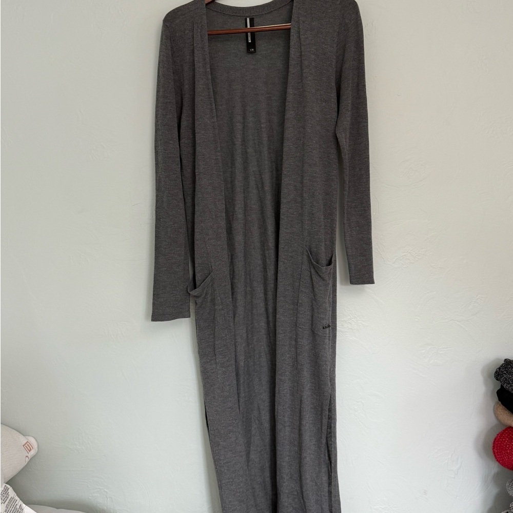 Mondetta Charcoal Long Sleeve Cardigan